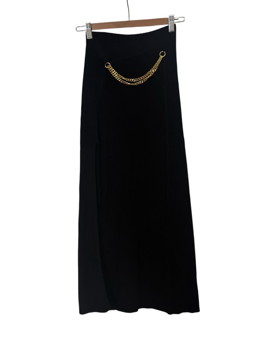 Nicholas Gisele Ribbed Chain Midi Skirt - Picture 2 of 5